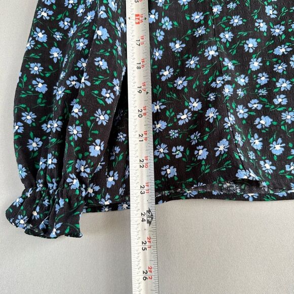 🎉5 for $45 🎉 Loft Floral Top Blouse Shirt Size S - Picture 6 of 8